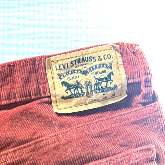 Vintage Levi's 511 Corduroy Slim Fit - Picture 3 of 5